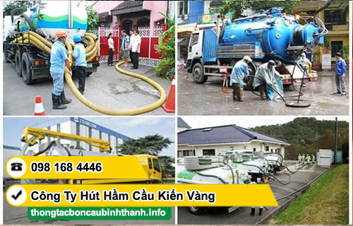 Rút hầm cầu Phường Bình Thạnh giá rẻ