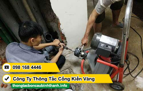Thông cống nghẹt Phường Bình Quới