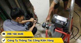 Thông cống nghẹt Phường Thạnh Mỹ Tây