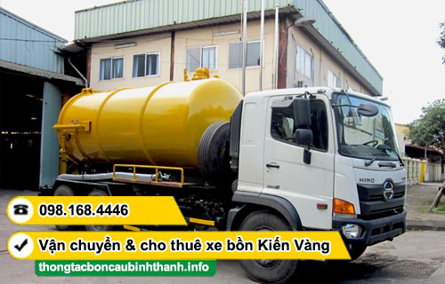 Bảng giá thuê xe bồn vận chuyển bùn vi sinh TPHCM