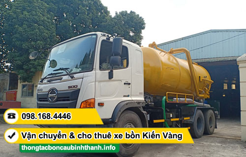Bảng giá thuê xe bồn vận chuyển bùn vi sinh TPHCM