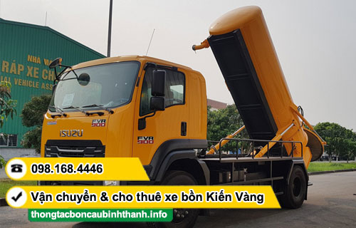 Bảng giá xe bồn vận chuyển hút nước thải tại TPHCM