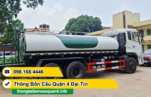 cho thuê xe bồn chở nước cho công trình tại TPHCM