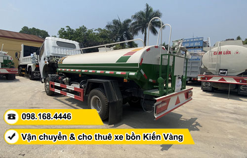 cho thuê xe bồn chở nước tưới cây TPHCM