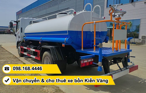 Cho thuê xe tưới nước rửa đường TPHCM giá rẻ