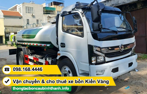 cho thuê xe bồn chở nước bể bơi TPHCM