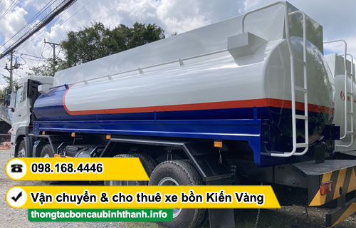 cho thuê xe bồn chở nước bể bơi TPHCM